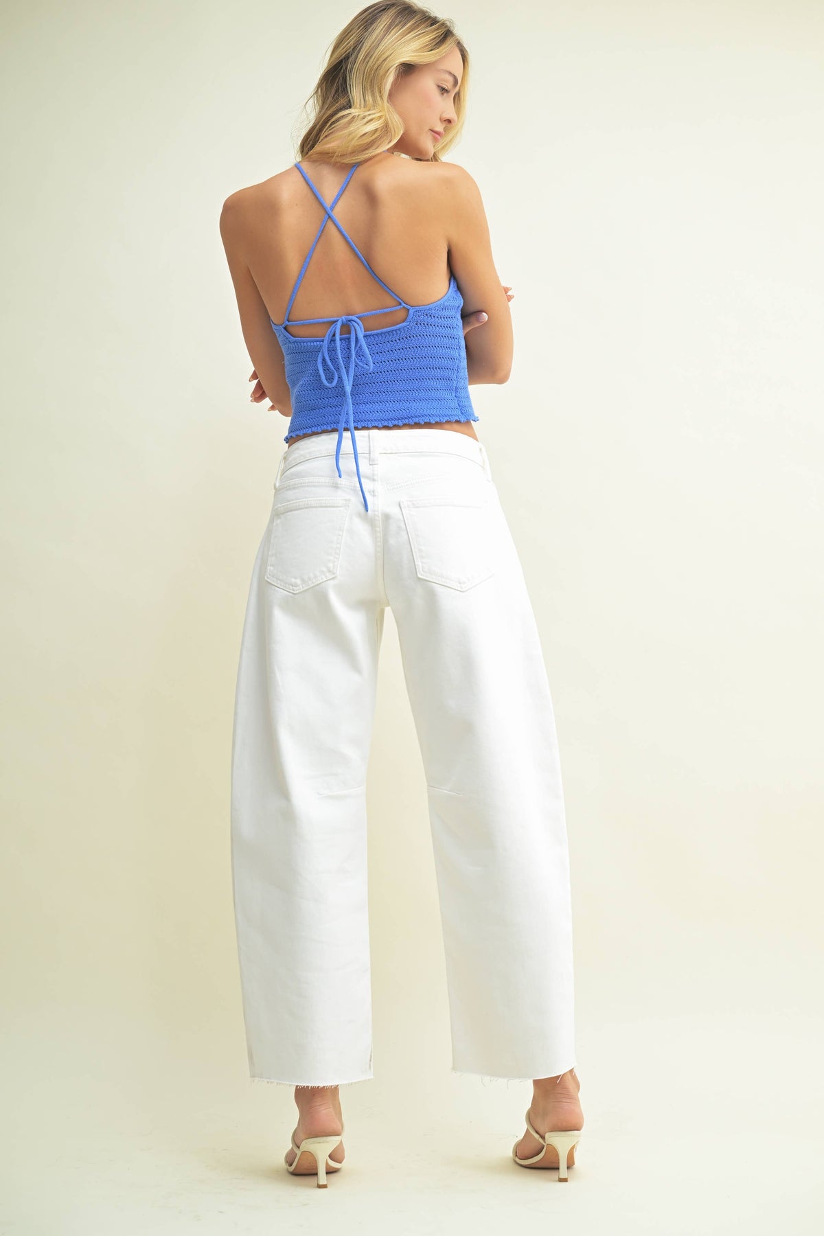 Mid-Rise Barrel Jean