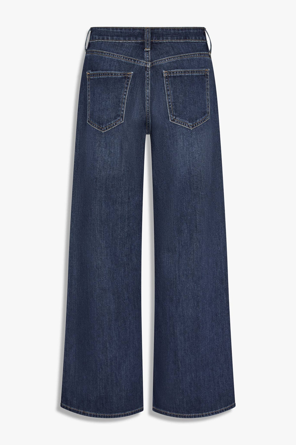 Dark Stretch Mid Rise Palazzo