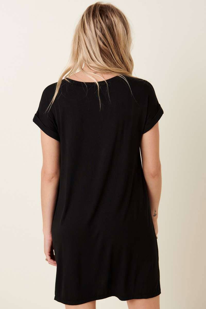 BAMBOO PREMIUM FABRIC T-SHIRT DRESS