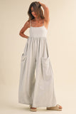 Empire Waist Wide Leg Jumpsuit