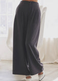 Pintuck Wide Leg Pants