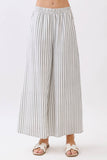 Stripe Wide Leg Pants