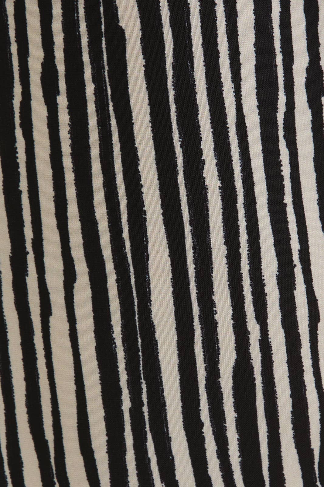 WAIST TIE WIDE LEG STRIPE PANTS