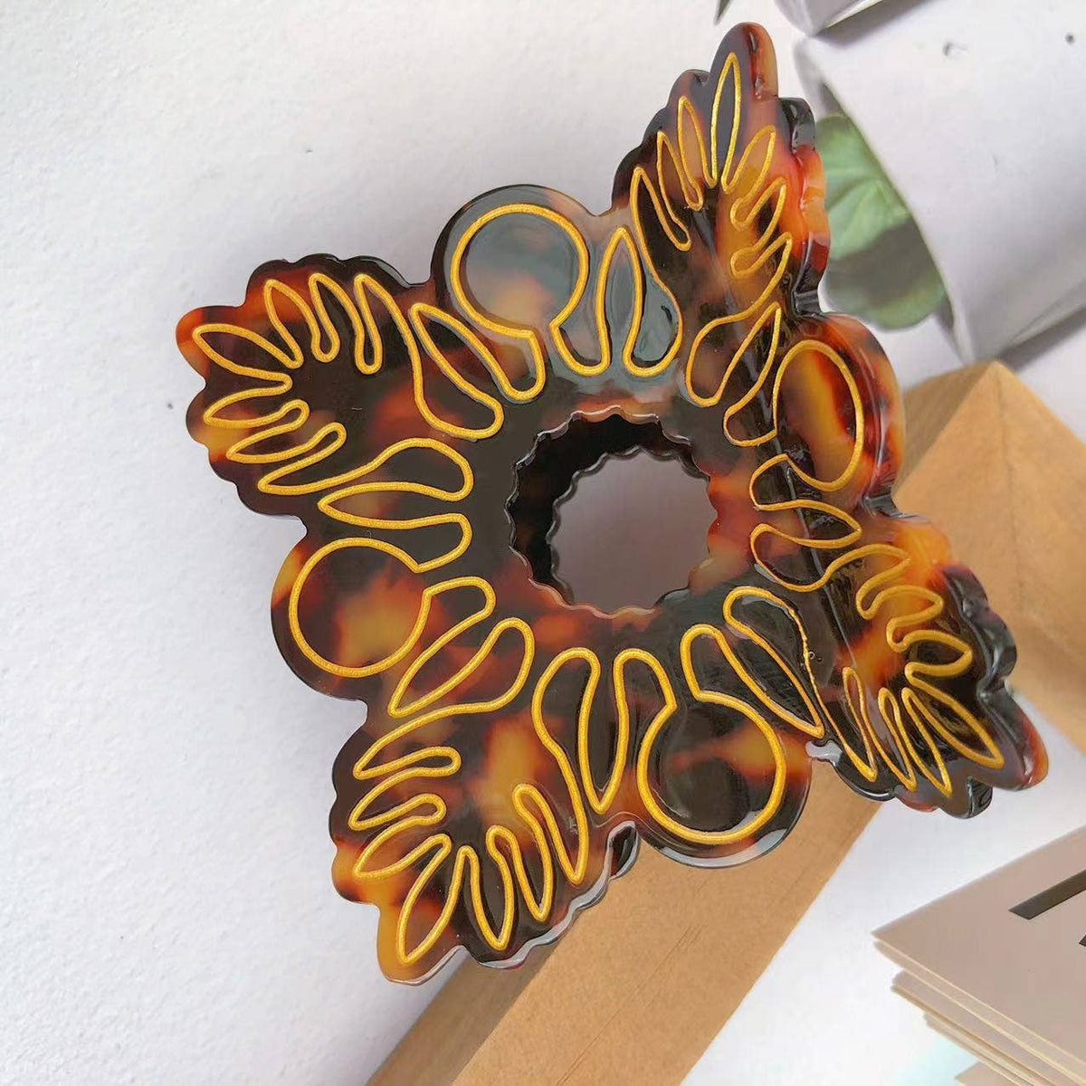 Tortoise Shell Claw Clip