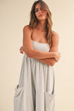Empire Waist Wide Leg Jumpsuit