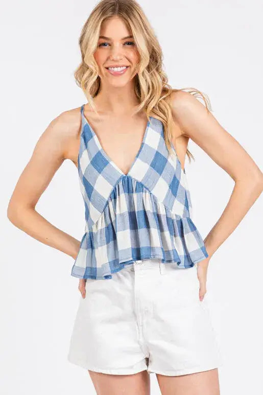 Deep V-neck Baby Dall Cami Top