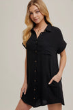 Button Up Shirt Dress