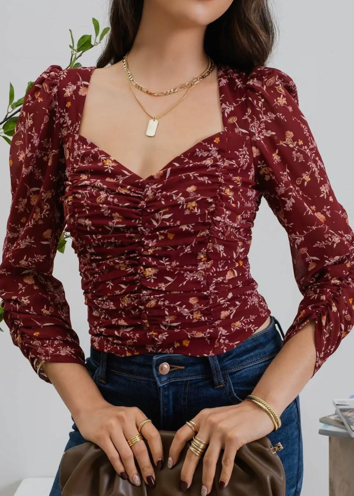 Sweetheart Floral Top