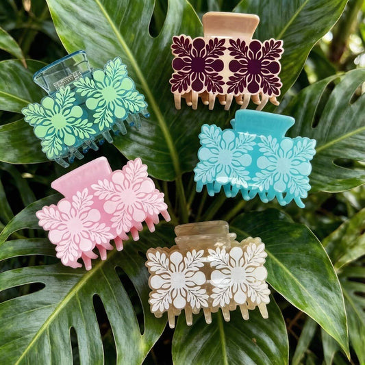 Hawaiian Quilt Hair Claw