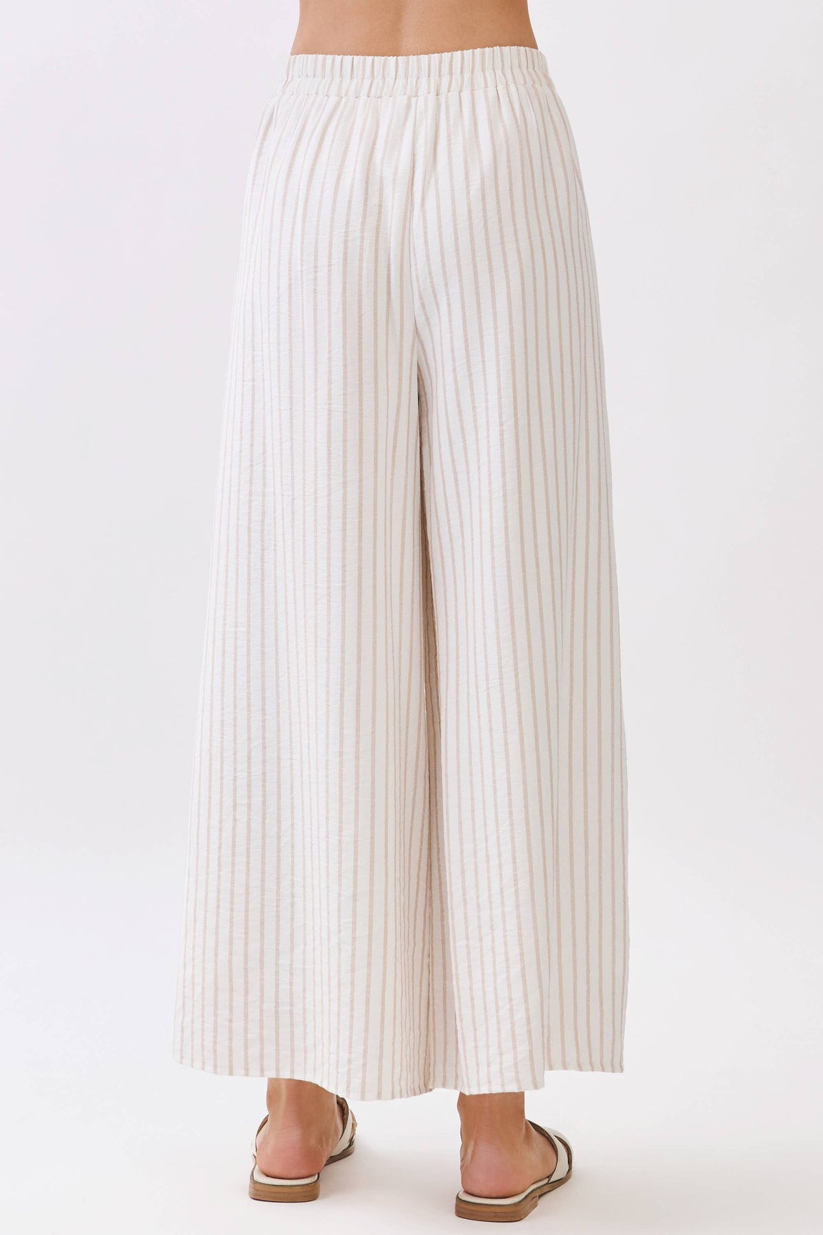 Stripe Wide Leg Pants