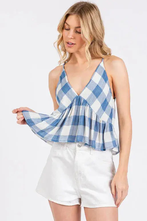 Deep V-neck Baby Dall Cami Top