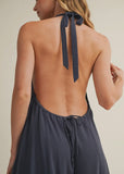 Halter Wide Leg Jumpsuit