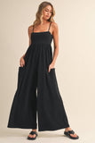 Empire Waist Wide Leg Jumpsuit