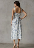 Floral Print Midi Dress