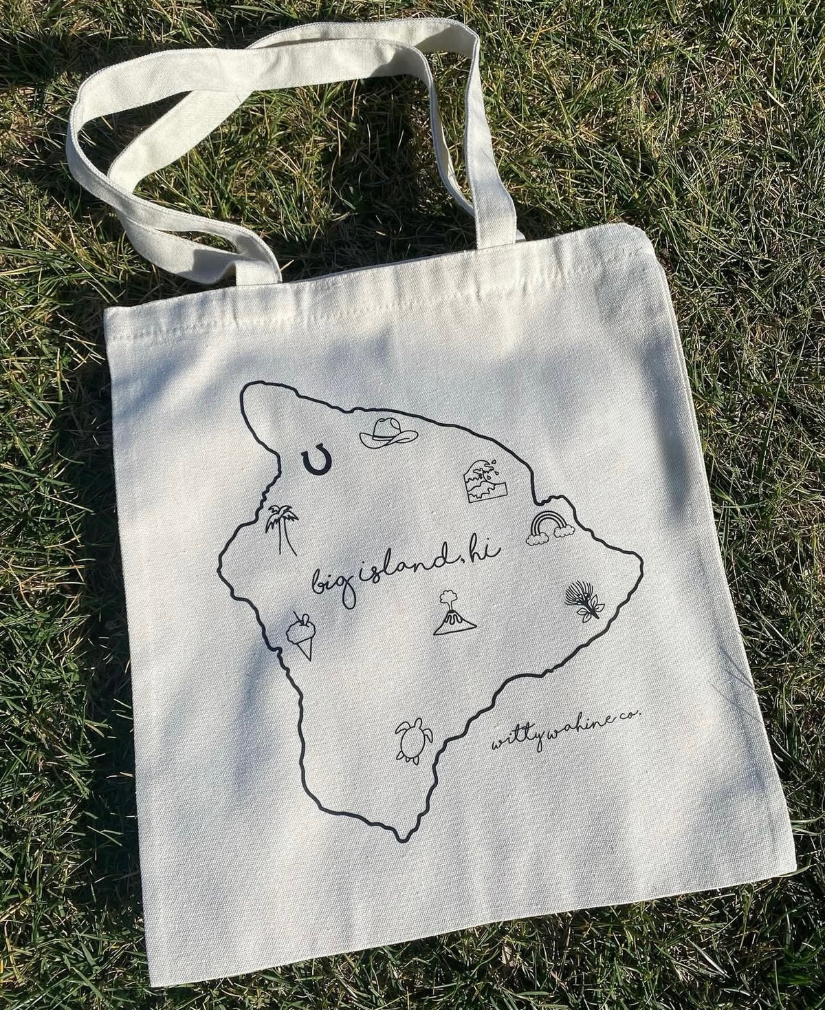 Witty Wahine Tote Bags