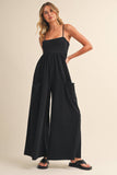 Empire Waist Wide Leg Jumpsuit