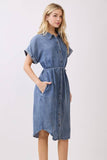 Tencel Denim Shirt Dress