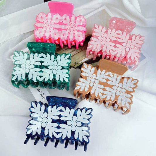 Hawaiian Quilt Claw Clip