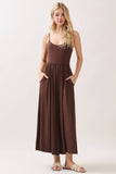 Flare Wide Leg Jumpsuit W/ Adjustable Strap