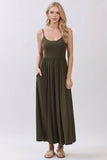 Flare Wide Leg Jumpsuit W/ Adjustable Strap