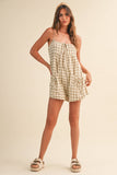Plaid Romper