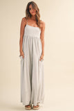 Empire Waist Wide Leg Jumpsuit