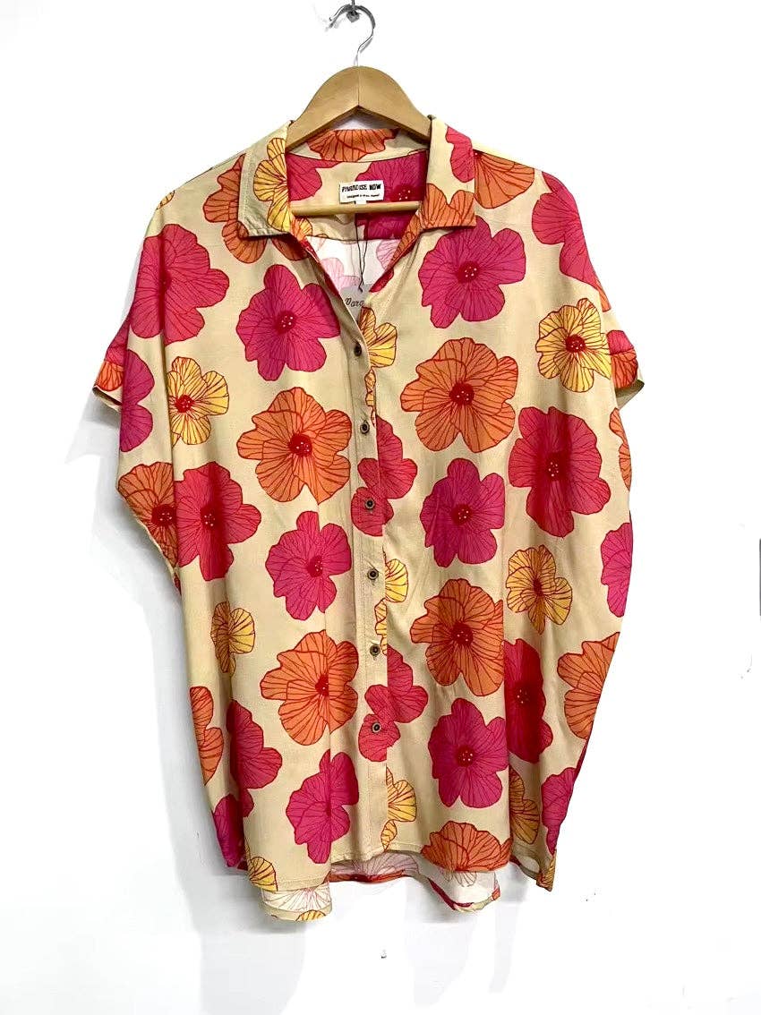 Women’s Oversized Shirt in Neutral Hau