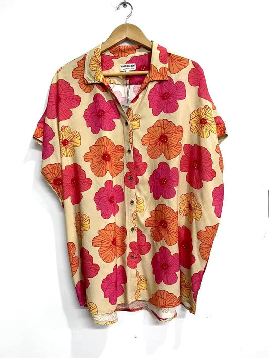 Women’s Oversized Shirt in Neutral Hau