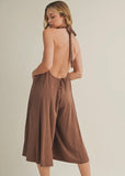 Halter Wide Leg Jumpsuit