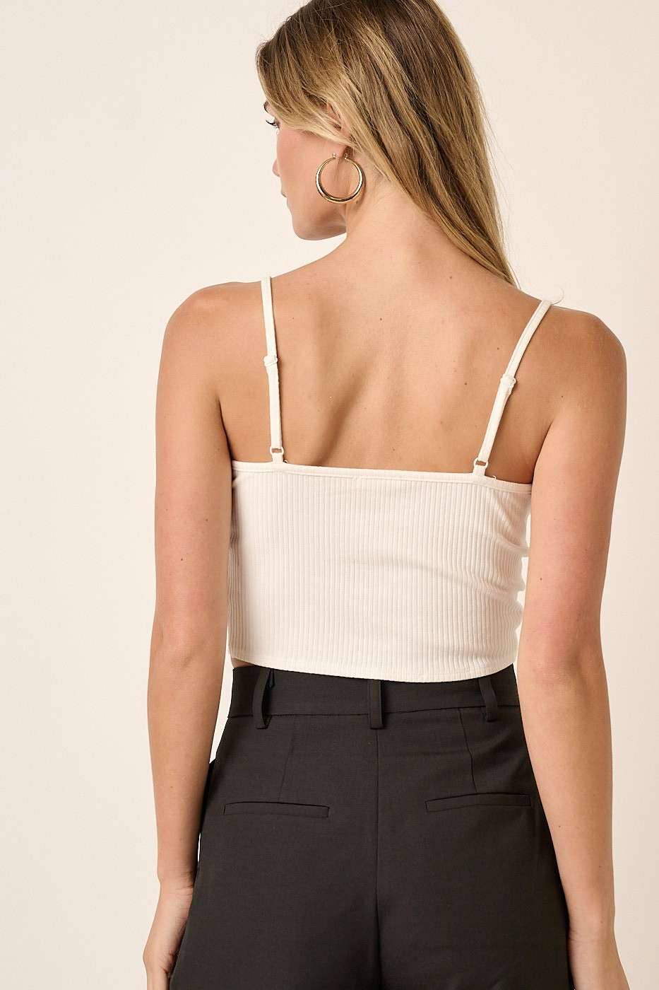 TWIST FRONT CROP TOP