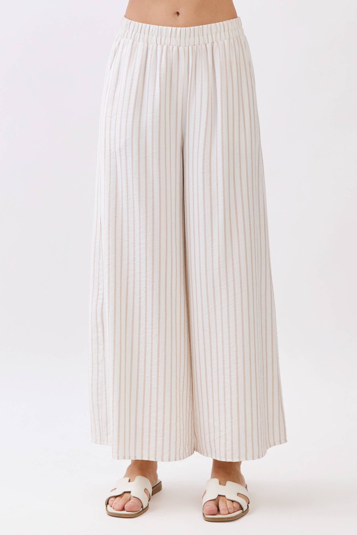 Stripe Wide Leg Pants