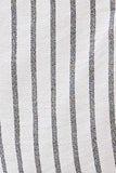 Stripe Surplice Tie Top