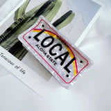 Aloha State License Plate Hair Claw