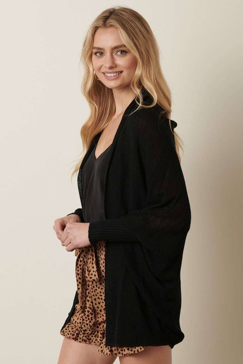 LIGHT WEIGHT CIRCLE SWEATER CARDIGAN