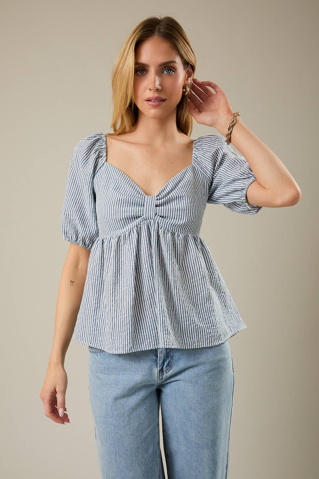 Sweetheart Puff Top