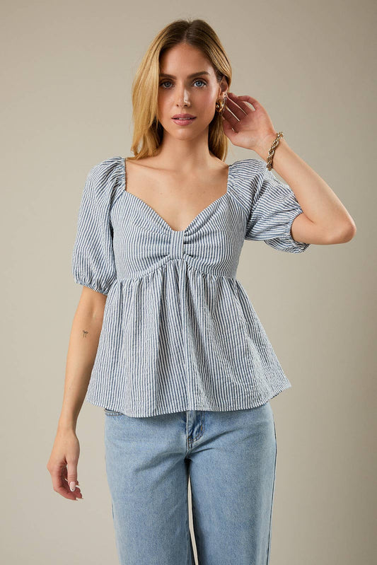Sweetheart Puff Top