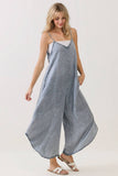 Denim Slouchy Jumpsuit
