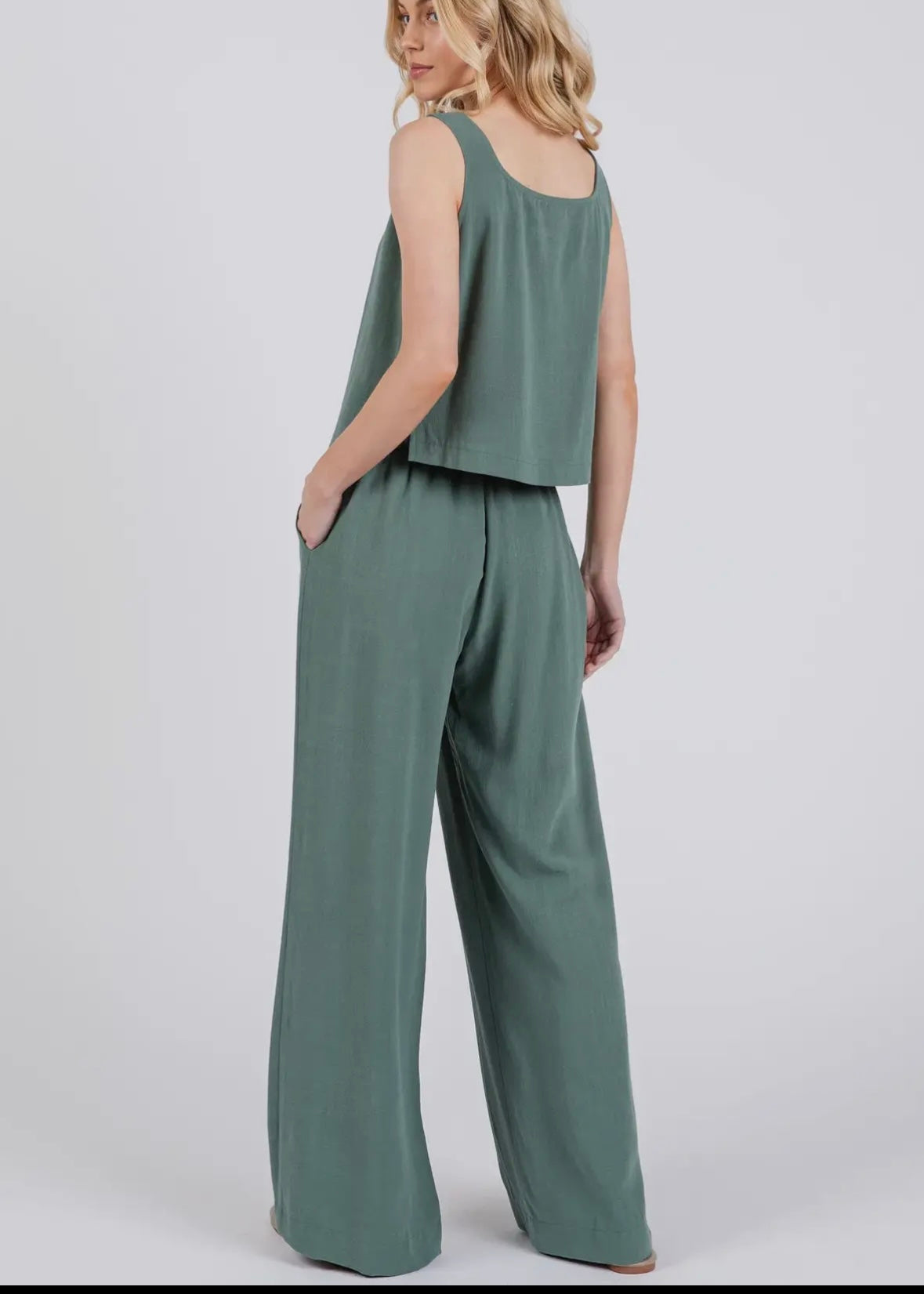 Smocked Waist Band Pants
