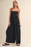 Empire Waist Wide Leg Jumpsuit