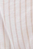 Stripe Surplice Tie Top