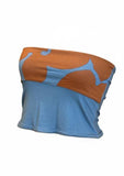Paradise Now- Reversible Bamboo Tube Top in Valley