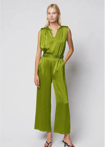 Hammered Satin Jumpsuit