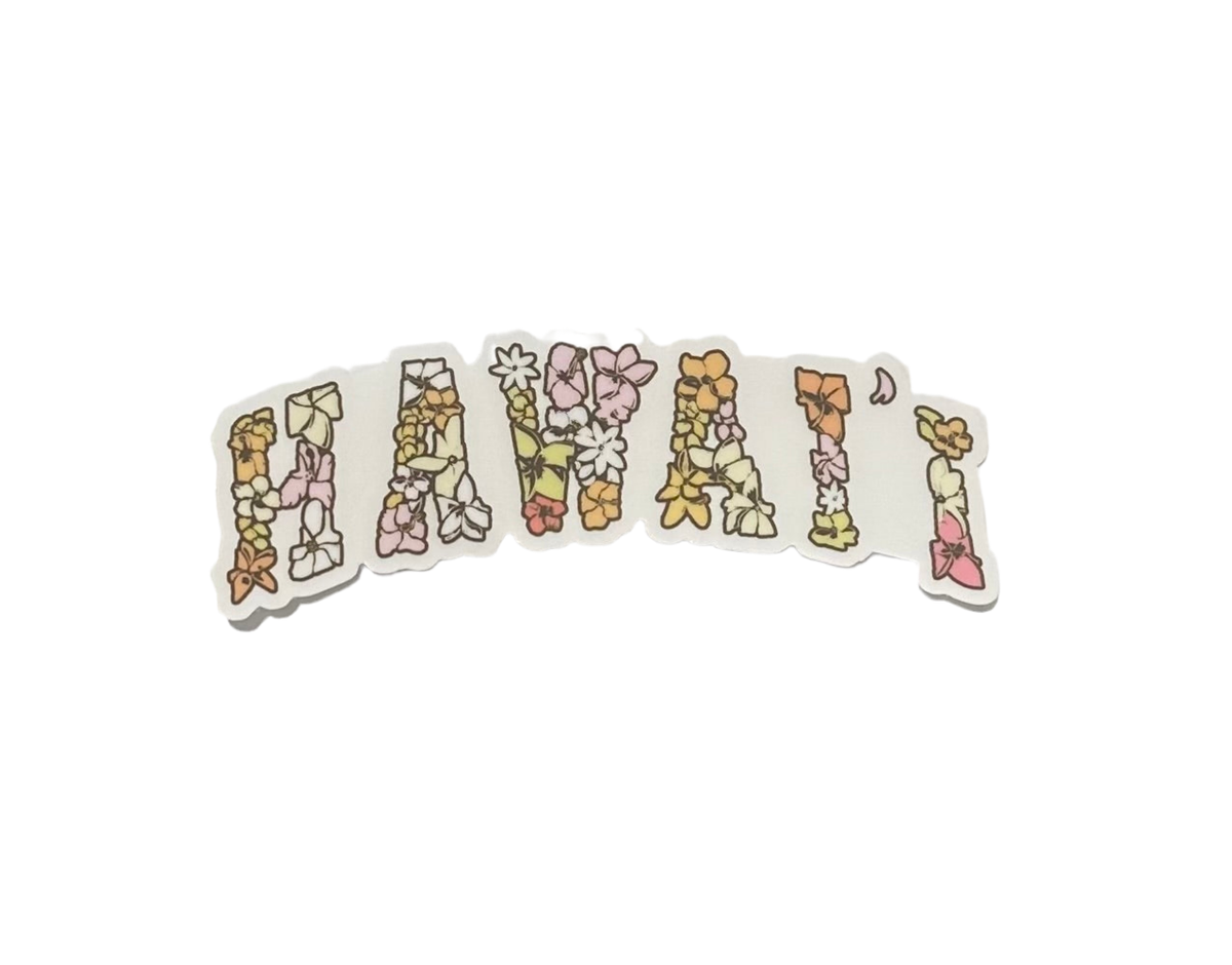Paradise Now- Pua Hawaii Sticker