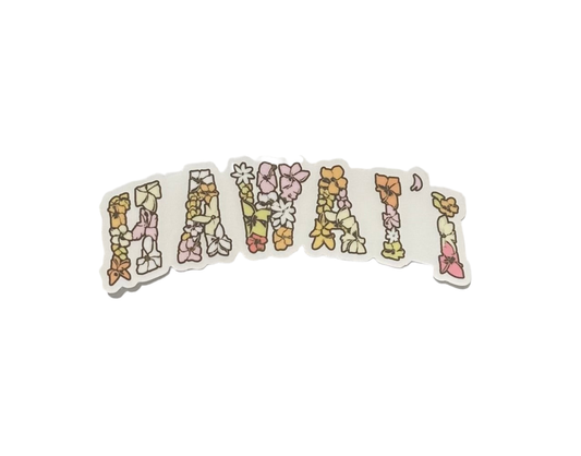 Paradise Now- Pua Hawaii Sticker