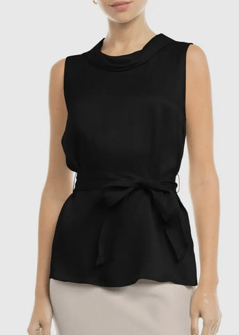 Drape Sleeveless Blouse