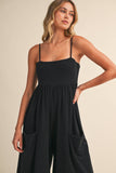 Empire Waist Wide Leg Jumpsuit