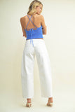 Mid-Rise Barrel Jean