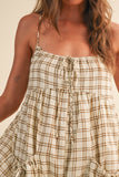 Plaid Romper