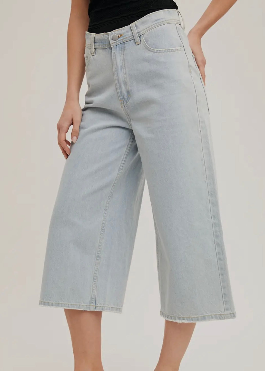Wide Leg Crop Jeans