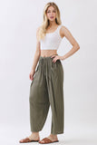 Barrel Drawstring Pants